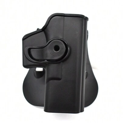 Funda del lado izquierdo/derecho, funda para cinturón multifuncional con liberación rápida ajustable a 360 grados, funda para armas de mano IMI G17, negra (para props de películas/TV)