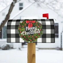 1 cái Vỏ hộp thư Giáng sinh 'MERRY CHRISTMAS' Trang trí chống bụi - Nhiều màu - Xem 16