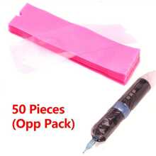 1pc Disposable Waterproof Tattoo Machine Pen Sleeve, Black/Blue/Pink, Tattoo Accessories - Multicolor - View 12