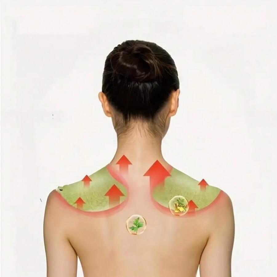 48pcs Shoulder Patch With Mugwort Plant Extract , Daily Care Relieve