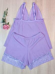 Women Nightgowns & Sleepshirts - Lilac Purple - View 4