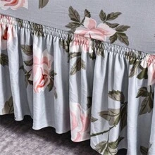 Tấm bọc ghế sofa co giãn họa tiết hoa văn Ruffle Trim - Nhiều màu - Xem 10