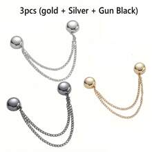 4pcs Multi-Purpose Magnetic Clips - Strong Magnetic Brooch, Scarf Magnet, Shirt Accessory Chain Clip, Sleeve & Hem Holder - Mixed Colors - Multicolor - View 8