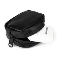 男士时尚户外斜挎包 男女通用邮差包 学生商务单肩包 大容量工作日常使用 春节情人节礼物 春夏假期旅行 - 黑色 - 查看 4