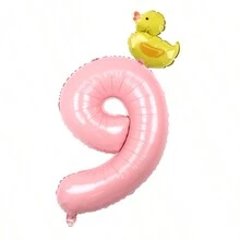 1 bộ bóng bay nhiều màu sắc hình xe hơi hoạt hình mini, động vật, số 40 inch và 32 inch, bao gồm vịt, ếch, lợn, gấu trúc, bò, xe cứu hỏa, v.v., dùng để trang trí tiệc, sinh nhật, ngày lễ, giáng sinh - Nhiều màu - Xem 78