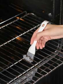 2 chiếc chổi vệ sinh bếp đa năng, dùng cho giá bếp, góc bồn rửa và nhiều nơi khác - trắng - Xem 1