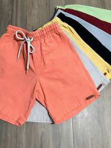 BOYS' BERMUDA SHORTS CHILDREN'S PREPPY FASHION NEW RELEASE - Grey - View 5
