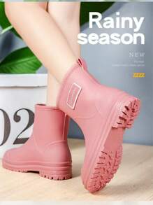 1 双新款雨鞋,防滑耐磨橡胶雨靴,短筒男女成人防水鞋,时尚厨房靴,夏季降温,沙滩,旅行保暖,闺蜜节,送给小狗,嘉年华,春夏精选,伴娘礼物,房间,卧室装饰,沙滩,旅行,男士,女士,度假 - 彩色 - 查看 11