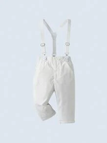 BOARNSEORL 2 件套男婴绅士服装套装，长袖领结领结和裤子，时尚别致，适合生日、情人节、派对、婚礼