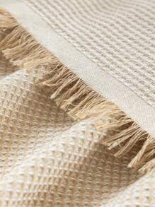 1pc Solid Color Fashionable Sofa Towel, Luxurious Minimalist Sofa Cover, Anti-Dust Anti-Slip Anti-Scratch, Suitable For All Seasons, Applicable To Living Room, Bedroom, Office, Study, Etc. - Khaki - View 12