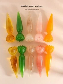 1 件面部按摩工具，莲花形面部按摩器，树脂材质头部和身体刮痧按摩器，家用放松工具、美容、护肤产品、水疗、自我护理、护肤工具、面部护理、美容师用品、按摩、面部按摩工具、面部滚轮 - 彩色 - 查看 7