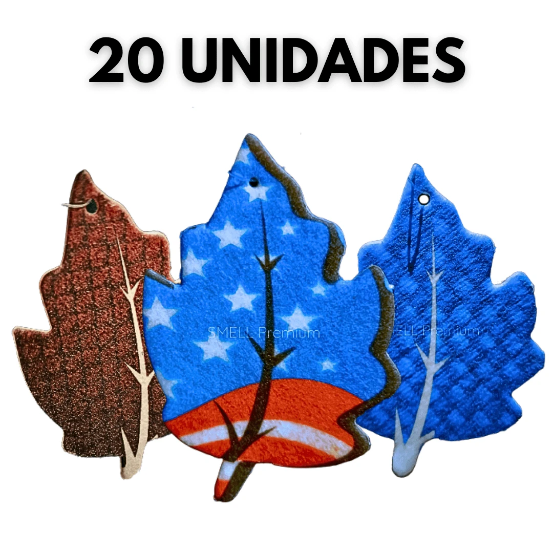 Kit 20 Scented Sheets For Car Air Freshener And Vehicle Air Freshener