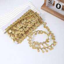 2 Yards Gold Round Hanging Tassel Jewelry Accessories Hat Decor Pendant Rhinestone DIY Clothing Ornament Material - Multicolor - View 8