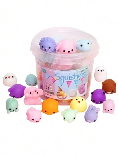 24 Piezas Juguete Sensorial para Aliviar el Estrés y Ansiedad,Regalo Pop It para Niños y Adultos,para Cumpleaños,Fiesta,Acción de Gracias,Víspera de Todos los Santos,Premios de Clase