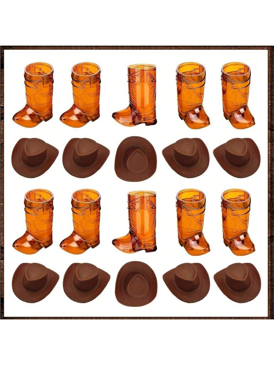 Anchor Hocking Tazza In Vetro A Forma Di Stivale Da Cowboy – 375 Ml, Robusta, Infrangibile, Lavabile In Lavastoviglie, Ideale Per Feste A Tema - 3