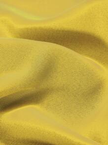 1pc Solid Color Curtains, Grommet Top Decorative Window Drapes, Window Treatments For Bedroom Living Room, Home Decoration, Room Decoration - Buff Yellow - View 10