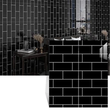 10 miếng dán gạch 3D tự dính 1,8㎡ giống đá cẩm thạch, miếng dán trang trí tường cho phòng khách, phòng ngủ, phòng tắm và nhà bếp, giấy dán tường PVC chống thấm nước, chống ẩm và chống dầu - Nhiều màu - Xem 40