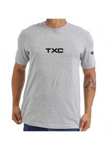 Camiseta Country TXC-X Camisa Unissex 100% Algodão - Cinza - Visão 1