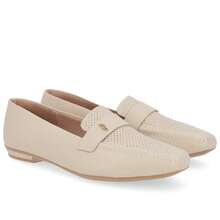 Usaflex Loafer Moccasin Shoe In Nappa Leather Valise - 白色 - 查看 2