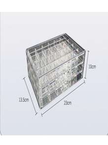 Joyero acrílico 72 compartimentos. - transparente - Ver 7