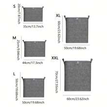 1 túi đựng đồ gia dụng dung tích lớn, quần áo, chăn, túi chuyển đồ và đóng gói, túi đựng chăn phòng ngủ ký túc xá, túi đựng đồ, đồ lưu trữ tại nhà, cho áo phông trắng nữ, quần đen nữ, quần áo mùa đông cho nữ, váy, quần áo mùa đông cho nữ, váy phụ nữ thanh lịch, áo sơ mi trắng cho nữ, tay dài, bộ đồ liền quần màu trắng cho nữ, váy mùa xuân cho nữ, trang phục mùa xuân cho nữ, mùa xuân, quần áo mùa xuân, tối giản, đồ lưu trữ áo mùa hè - Xám - Xem 4