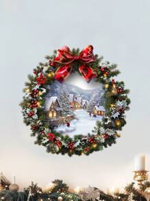 1 miếng dán trang trí vòng hoa, miếng dán tường trang trí, miếng dán tự dính có thể tháo rời, thích hợp cho phòng khách, trang trí phòng ngủ, trang trí nhà cửa, trang trí cửa sổ cửa hàng, miếng dán trang trí không khí ngày lễ, miếng dán, miếng dán tường, miếng dán vinyl để trang trí nhà cửa, vật dụng trang trí mùa xuân làm mới ngôi nhà của bạn, miếng dán trang trí Rama - Nhiều màu - Xem 5