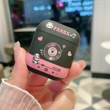 Vỏ tai nghe hình gấu nhạc tương thích với Airpods Pro 2, Vỏ silicon tương thích với Airpods 1/2/3, Vỏ tai nghe Bluetooth không dây Airpods Pro mềm cho thế hệ thứ 3 mới - màu đen - Xem 17