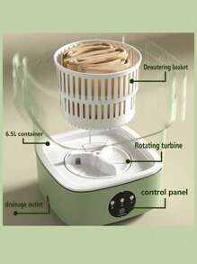 8l mini lavadora portátil plegable 3 calcetines ropa interior y calzoncillos telescópicos y compactos para lavandería doméstica