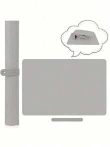 1 PC Nail Art Table Mat, PU And Washable Foldable Nail Polish Hand Rest Arm Wrist Rest Pad For Nail Art Instructor Nail Care Nail Salon Tools, Foldable Nail Art Hand Pad For Nail Art Armrest Pad, Soft Microfiber Leather Nail Art Mat , Manicure Mats, Manicure Table Mats, Manicurist Salon Home Table Mats,Two Colors Of Buttons Are Shipped Randomly