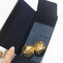 10入組字母圖案禮品酒紅色紙糖果盒適合婚禮 - 酒紅色 - 查看 9