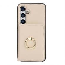 Holder PU Leather Wallet Case Compatible With Iphone 16 15 14 13 12 Mini 11 Pro X XS Max XR 8 7 Plus SE 5G 2022 2020 With RFID Blocking,Card Holder Slots Phone Bag Case Compatible With Samsung Galaxy S24 S23 S22 S21 FE Plus Note 20 Ultra A55 A15 A54 A14 A73 A53 A13 A52 A72 A12 A71 A51 4G 5G With 360° Finger Ring Holder,Kickstand Holder Phone Case For Pixel 8 Pro 8A 6A Cover - Apricot - View 13