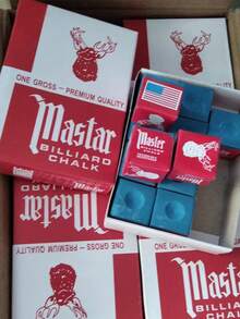 12pcs Chalks Box - Cue Chalk For Billiard Pool Cue Stick - Accessories For Billiard Table - Multicolor - View 1