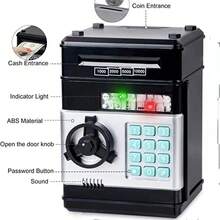 Hucha electrónica, caja fuerte mini todo en , con contador de contraseña y cerradura de llave, adecuado como regalo de cumpleaños, regalo de fiestas, regalo de Año Nuevo, premio, recompensa infantil - Multicolor - Ver 9