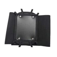 360° 可旋转硅胶汽车头枕支架，适用于平板电脑和游戏设备 - 黑色 - 查看 10