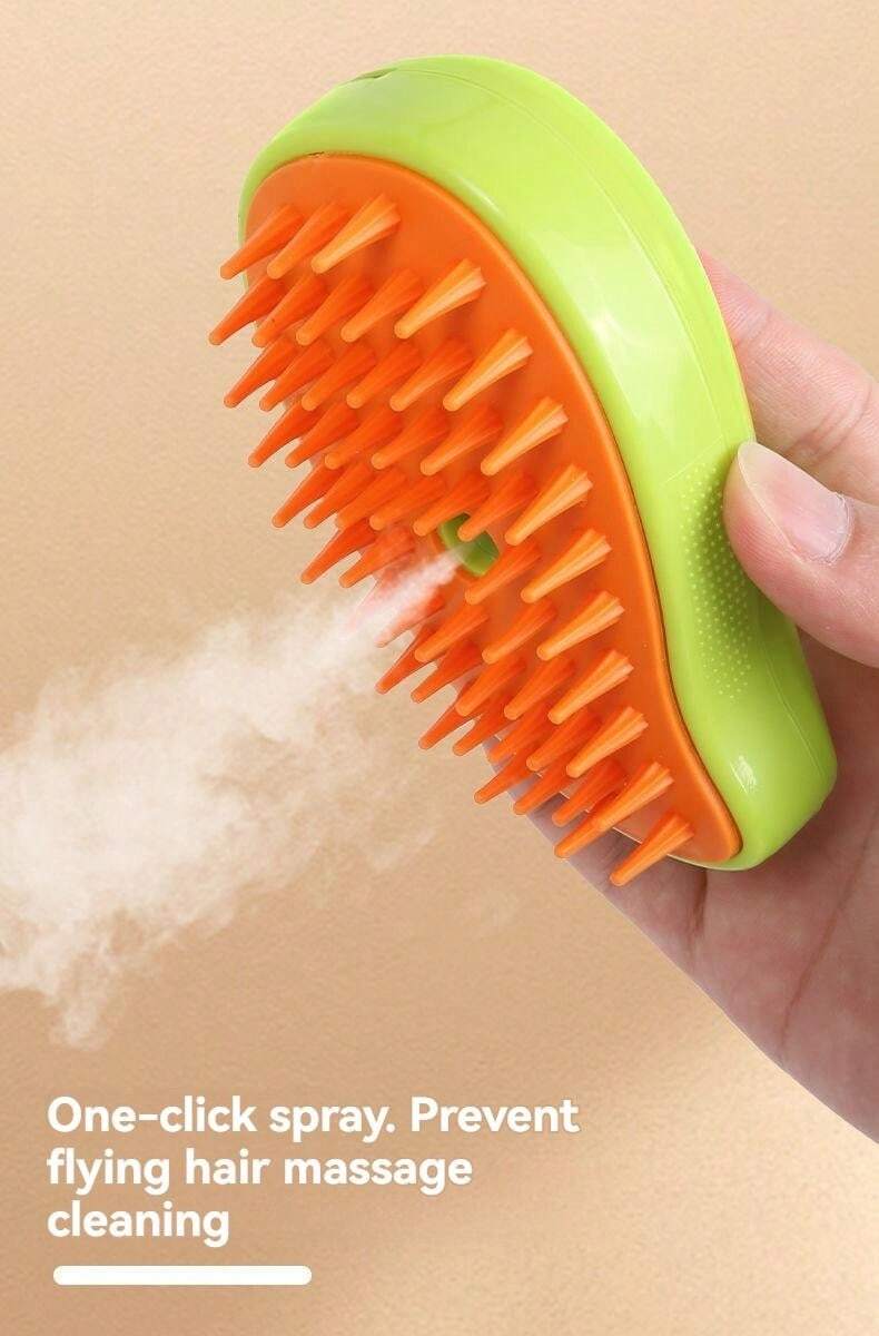 Cat Grooming Steam Brush, Pet Steam Cleaning Brush For Dogs And Cats for Sale Australia New