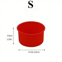 1/3Pcs Round Silicone Cake Pans Silicone Cake Mold Tray Pans Round Baking Mold Kitchen Silicone Nonstick Baking Pans Easy To Demold Suitable For Layer Cake Cheese Cake Rainbow Cake Reusable Cake Pans Bakingt Tools - Multicolor - View 8