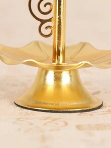 1pc Exquisite Lotus Candlestick Holder - Elegant Decor For Buddhist Temples, Altars, And Home Prayer Spaces - Premium Quality, Unique Design, And Ambiance Enhancer,Room Decor,Gifts