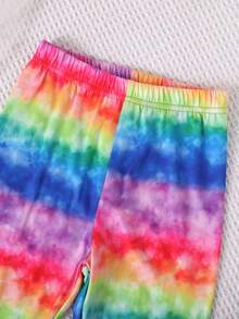 Bộ 2 món/Bộ đồ liền thân tay dài dệt kim mềm họa tiết trái tim và bướm nhiều màu sắc ngẫu nhiên cho bé gái, mùa thu/đông - màu đen - Xem 7