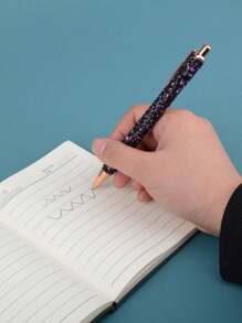 1pc Glitter Ballpoint Pen - Blue - View 9