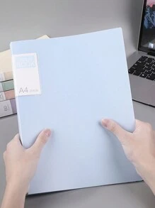 Pasta de Arquivo A4 com 30 Páginas, Bolsos Transparentes Multicamadas, Organizador de Documentos de Arquivo para Escritório, Empresa, Estudantes, Prova, Cartões de Etiqueta de Capa Aleatória, De Volta às Aulas, Suprimentos Escolares