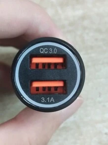 Cargador de coche doble puerto USB - Negro - Ver 5