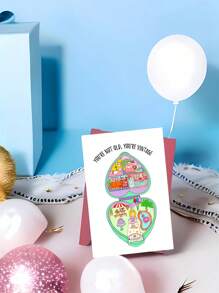 有趣的 90 年代 Polly 玩具生日贺卡 - 圣诞节、感恩节、万圣节送给朋友、家人和同事的完美礼物 独特的派对礼物 有趣的生日贺卡 生日贺卡 有趣的 - 彩色 - 查看 8