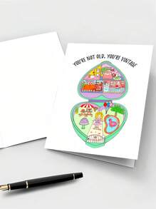 有趣的 90 年代 Polly 玩具生日贺卡 - 圣诞节、感恩节、万圣节送给朋友、家人和同事的完美礼物 独特的派对礼物 有趣的生日贺卡 生日贺卡 有趣的 - 彩色 - 查看 6