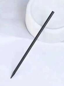 2 chiếc đũa bút chì gỗ màu đen tối giản dành cho nữ kèm kẹp tóc & kẹp búi tóc, thích hợp sử dụng hàng ngày - nhiều màu - Xem 4