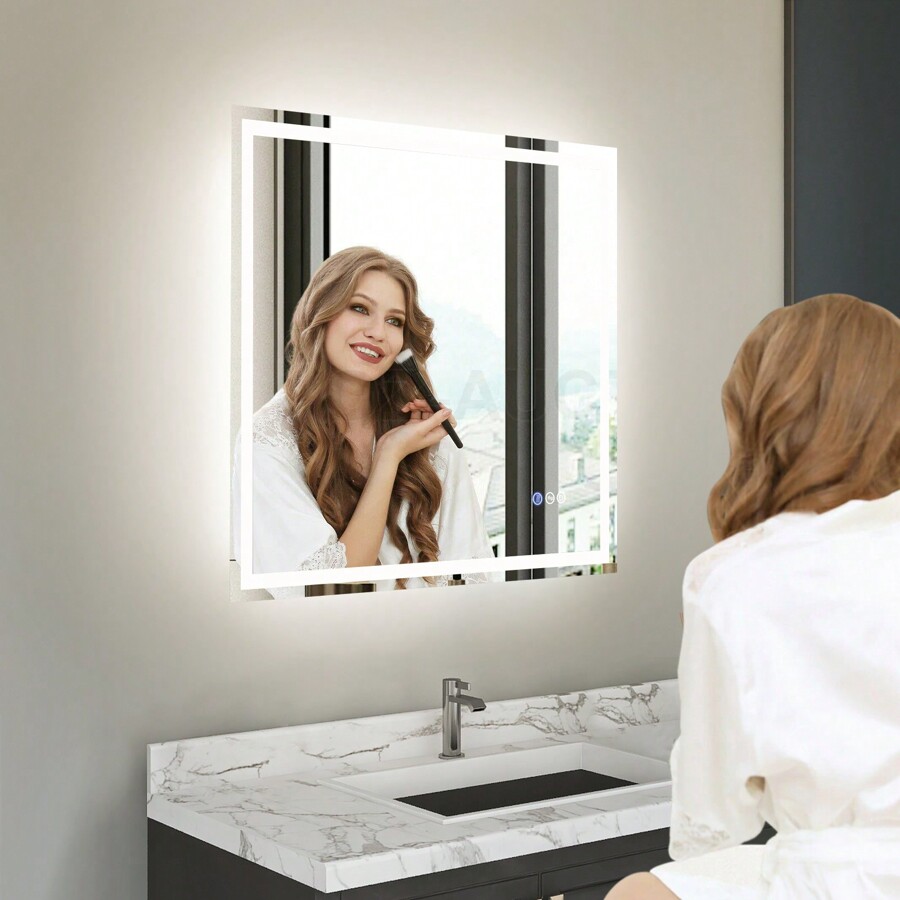 32 X 36 LED Bathroom Mirror LED Mirror Bathroom Decor Vanity Makeup