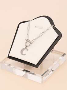 1 chiếc vòng cổ mặt chữ bằng thép không gỉ thời trang và độc đáo, món quà hoàn hảo cho bạn bè - chữ OT vàng - Xem 8