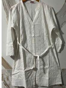 Women Blouses - 白色 - 查看 2