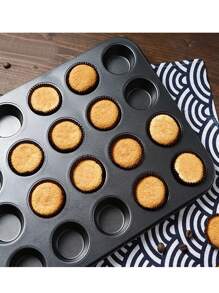 Moldes para mini muffins y cupcakes, acero inoxidable - Negro - Ver 6