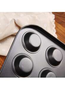 Moldes para mini muffins y cupcakes, acero inoxidable - Negro - Ver 5