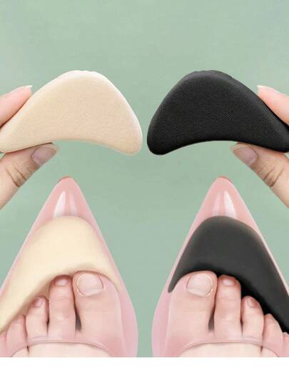 2pcs Women's Sponge Forefoot Inserts To Relieve Pain, Reduce Shoe Size And Enhance Fit, Comfort And Protection For High-Heeled Shoes, Shoes And Boots Accessories Insulation, Galentines, Puppy, Carnival, Party Decorations, Shoe, Spring Summer Picks, Brides Maid Gifts, Room, Beach, Travel, For Men, For Women, Vacation Cute Stuff, Mother's Day Gift, Garden, Summer, Beach, Squishy, Graduation, Shoe Rack, Storage Saver, Commencement, Congrats Grad, Graduation Party